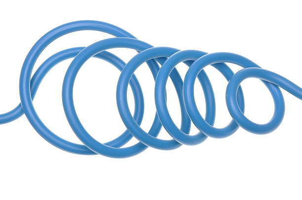 istock Blue electric cable used in electrical instalation 474624226