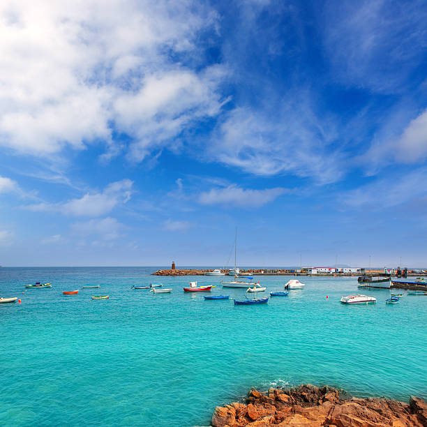 istock Lanzarote Playa Blanca beach in Atlantic 474624548