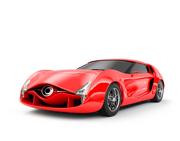 istock Red sports car isolated on white background. Original design 474624806