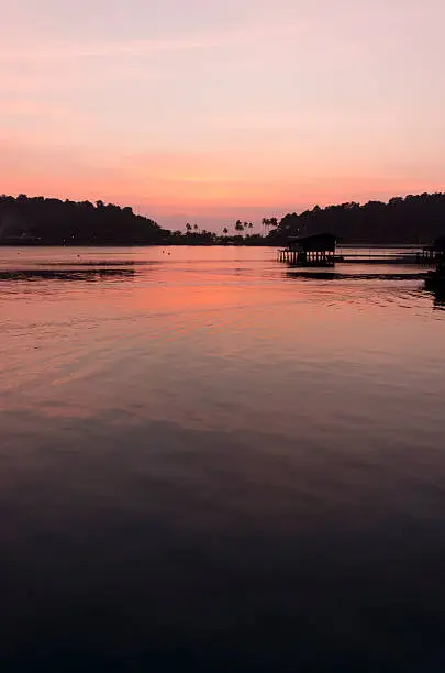 Photo of Bang Bao at sunset  in Thailand