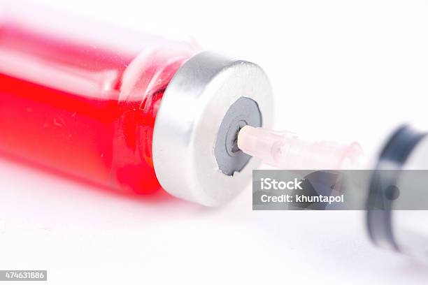 Injection Syringe Put In Medicine Vial Stock Photo - Download Image Now -  2015, Animal Body Part, Animal Serum - iStock
