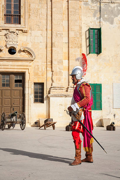 istock 16th Century Military Knight at Fort Saint Elmo, Malta 474631946