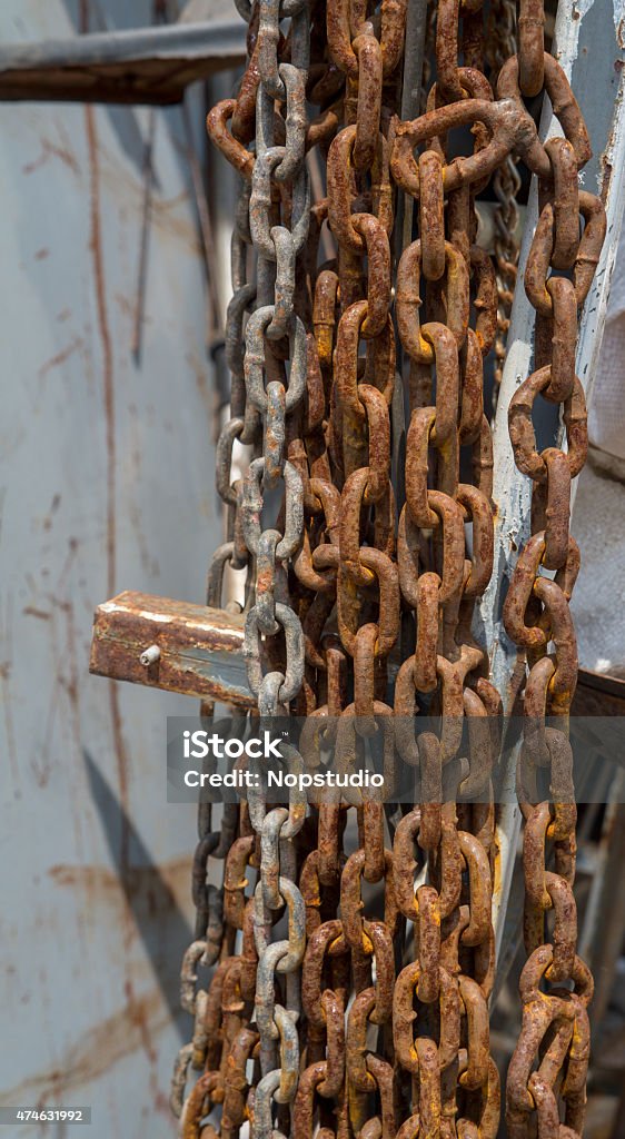 Rusty chain background 2015 Stock Photo