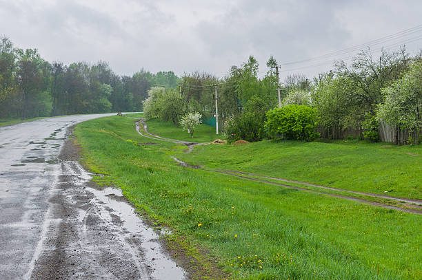 istock Ukrainian landscape at cloudy and rainy day 474633216