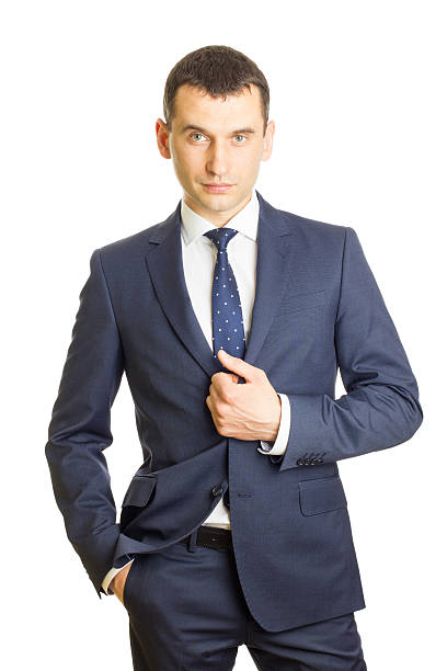 istock Young businessman wearing an elegant suit 474641918