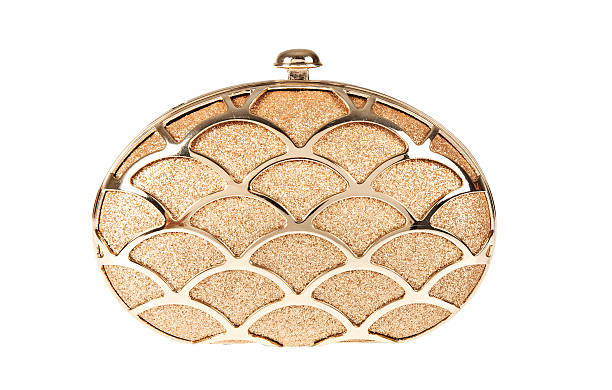 women  golden handbag