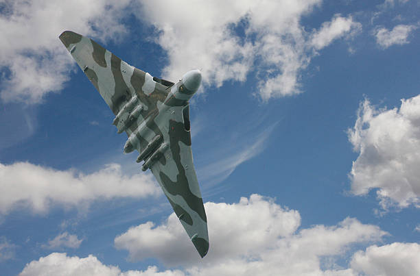 Vulcan Bomber flying over Christchurch Bay during Burnemouth Air Show