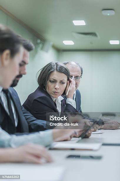 Business People Discussing A Project At The Meeting Room Stock Photo - Download Image Now