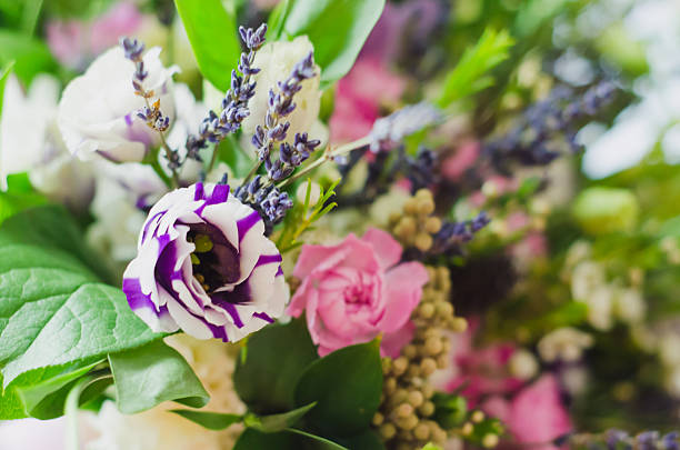 istock Spring boquet of flowers background macro 474645364