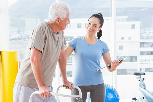 istock Coach encouraging senior man 474645728