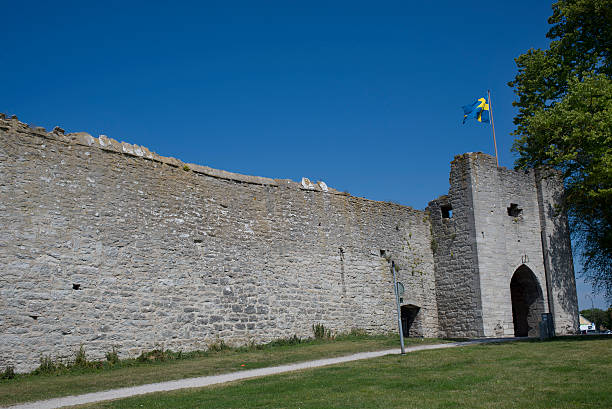 wall  visby  gotland sweden