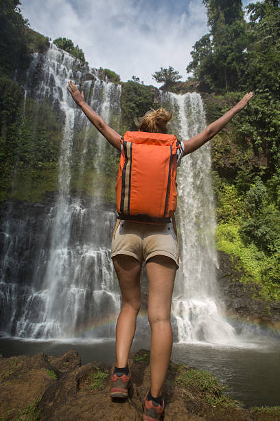 istock Woman feeling powerful in nature 474654442