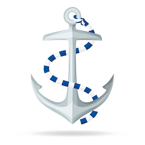 830+ Clip Art Of A Anchor And Rope Design Stock Illustrations