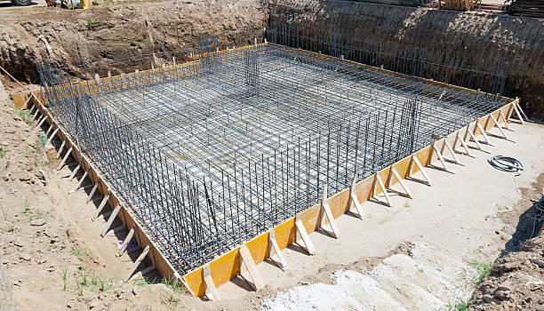 istock Foundation of a new house. 474664174