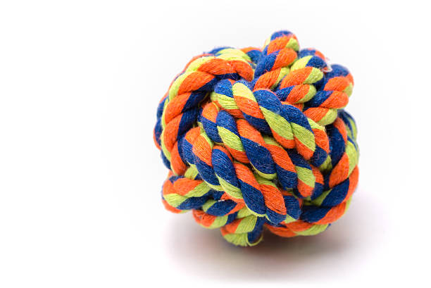 istock Colorful Dog Rope Ball Toy 474664324