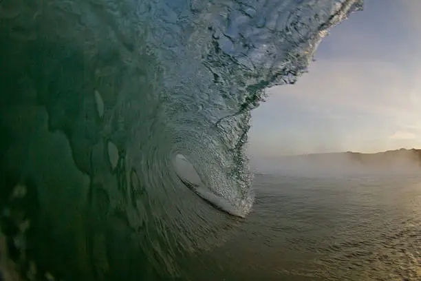 surfers dream barreling tube