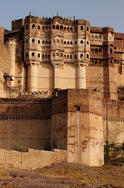 istock Ancient Indian fortification in Jodphur 474665187