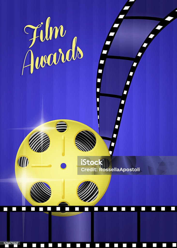 Film awards - Ilustração de Arte royalty-free