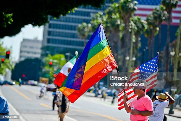 Może Dniu Marca W Los Angeles Downtown Usa - zdjęcia stockowe i więcej obrazów Los Angeles - Los Angeles, Okręg Los Angeles, Pride - LGBTQI Event
