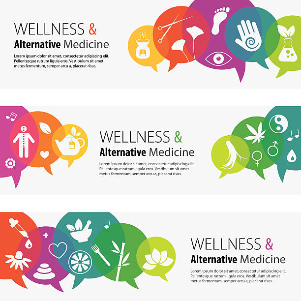 Alternative Medicine templates including icon set. 