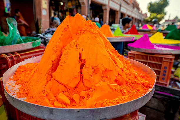 istock Holi powder for sale in India 474676894