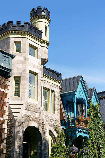 istock Victorian houses in Montreal 474682763
