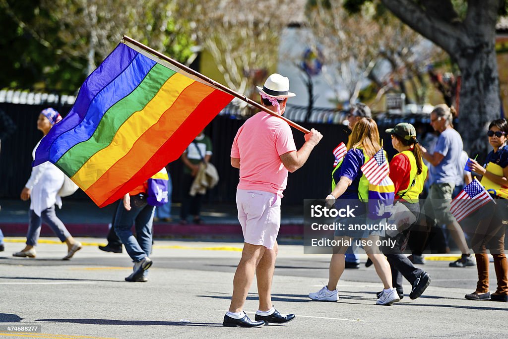 오월제 ３월 로스앤젤레스 브룩할로우, USA - 로열티 프리 근로자의 날 스톡 사진