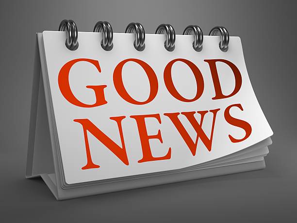 istock Good News on Desktop Calendar. 474688805