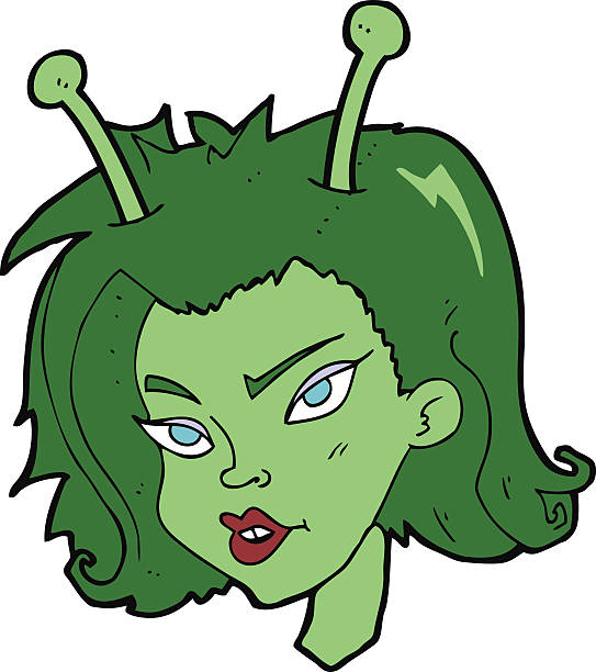 ilustrações de stock, clip art, desenhos animados e ícones de mulher alienígena mulher - spacewoman