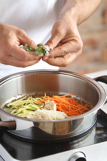 istock phase of preparing side dish for salmon 474689390