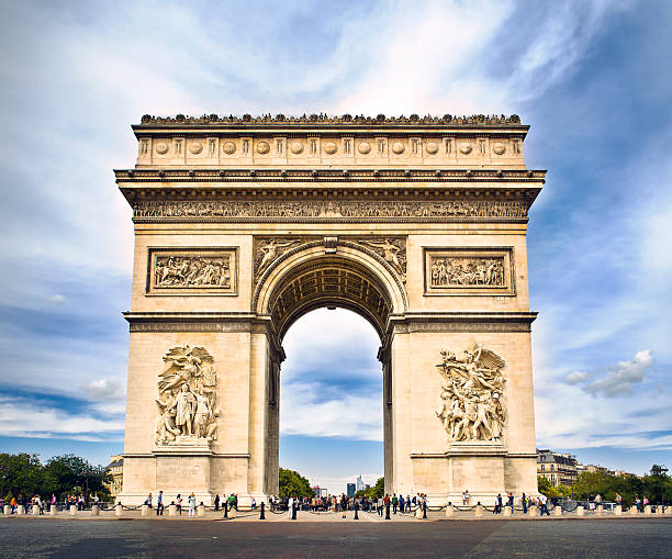 istock Arc de triomphe Paris, France at Sunset 474690952