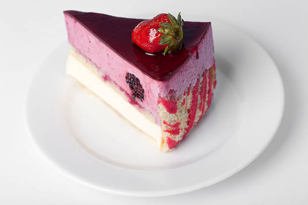 istock Piece of cake with a strawberry 474693374
