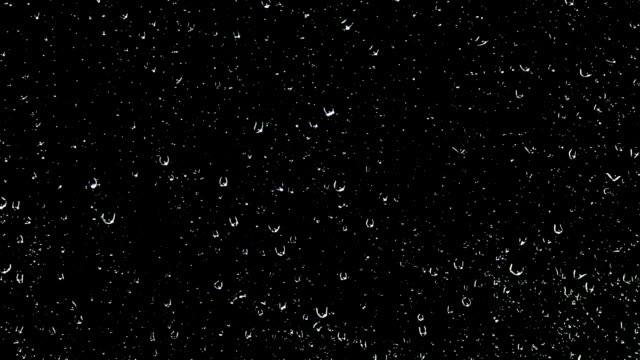 background of raindrops on glass night