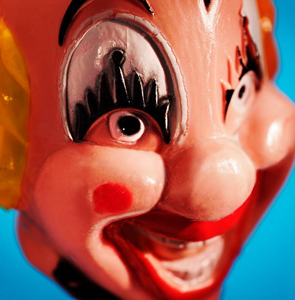 Close Up of Smiling Clown Head