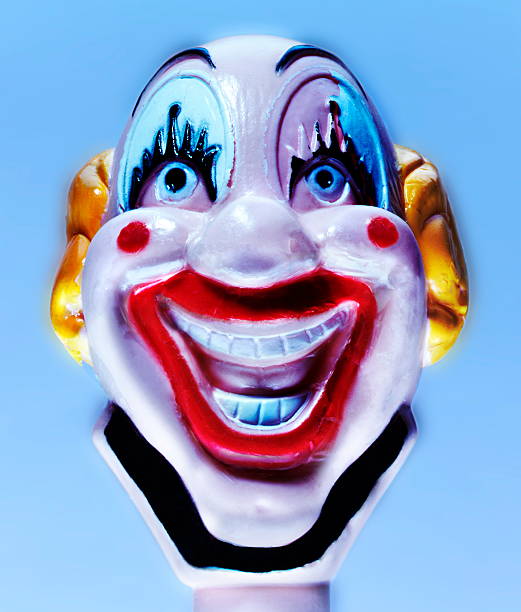 istock Smiling Creepy Clown Head 474695554