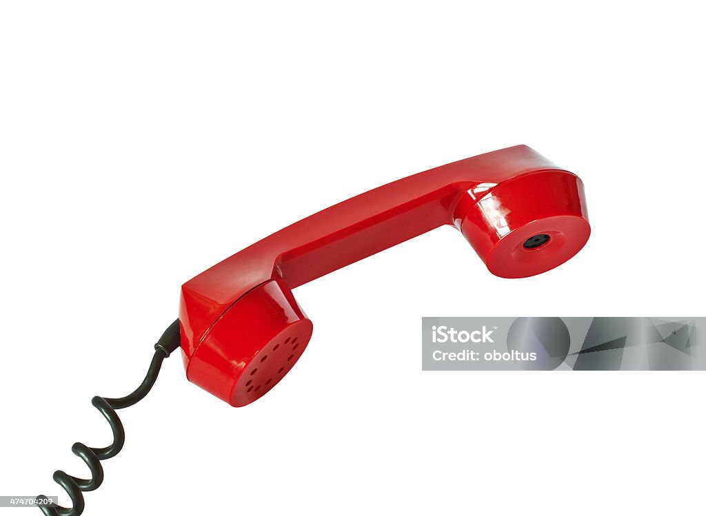 red handset - Royalty-free Asılmak Stok görsel
