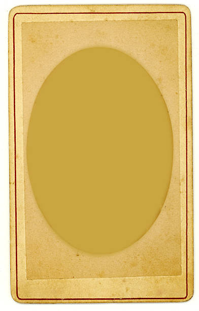 istock ancient ornamental photo paper card oval frame isolated on white 474704261