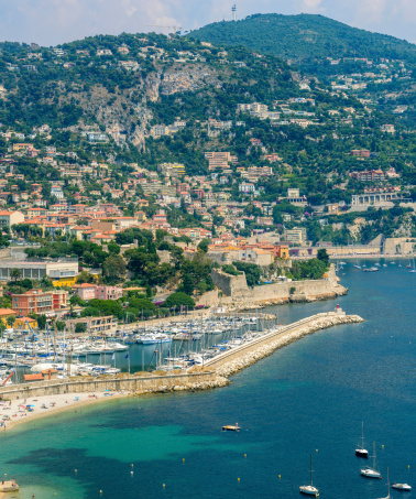 Villefranche-sur-Mer (Alpes-Maritimes, Provence-Alpes-Cote d'Azur, France), panoramic view
