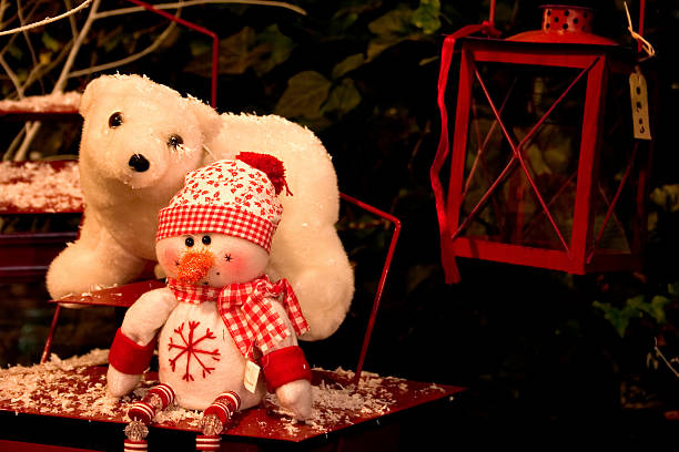 istock chistmas decoration polar bear and doll 474706034