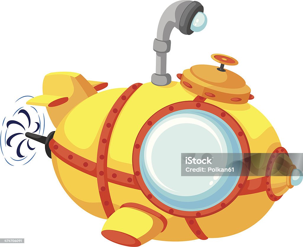 cartoon bathyscaphe illustration of a cartoon bathyscaphe Cartoon stock vector