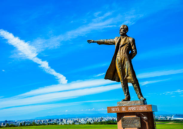 Cтоковое фото Профессор Clark Статуя в Саппоро Japan1
