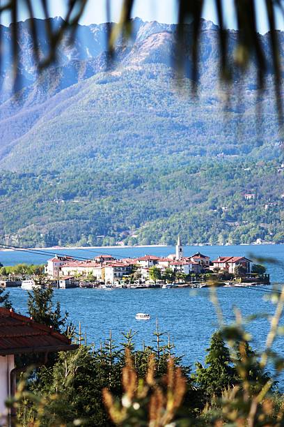istock Stresa, Isola Pescatori, Lago Maggiore surrounded by Alps blue sky 474709896