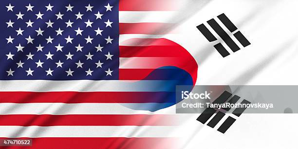 Usa And Korea South Stock Photo - Download Image Now - 2015, Assistance, Competition