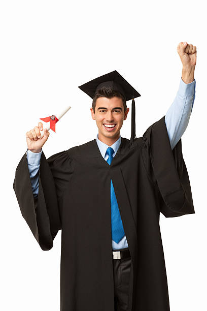 istock Happy Male Graduate Student - Isolated 474710539