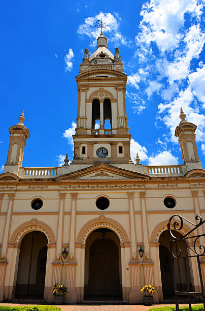 Itaugua Paraguay Virgen Del Rosario Church Stock Photo - Download Image Now  - Rosario, Rosary Beads, Architecture - iStock