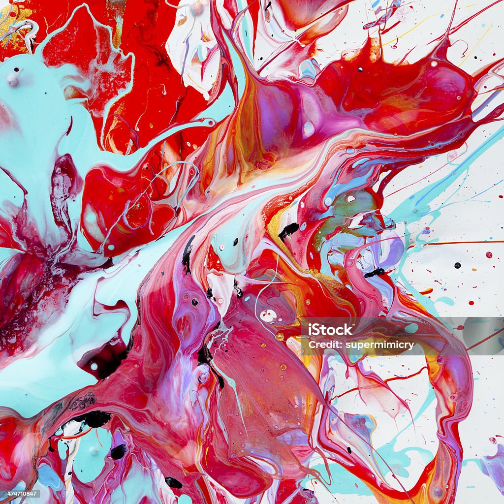 paint splash multicolored paint splash Paint Stock Photo