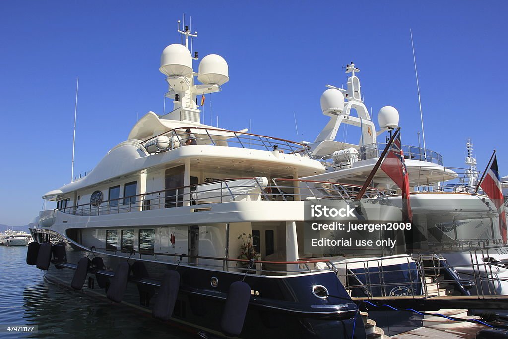 Jachten im Hafen von Marbella - Lizenzfrei Andalusien Stock-Foto