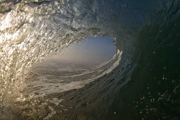 surfers dream barreling tube