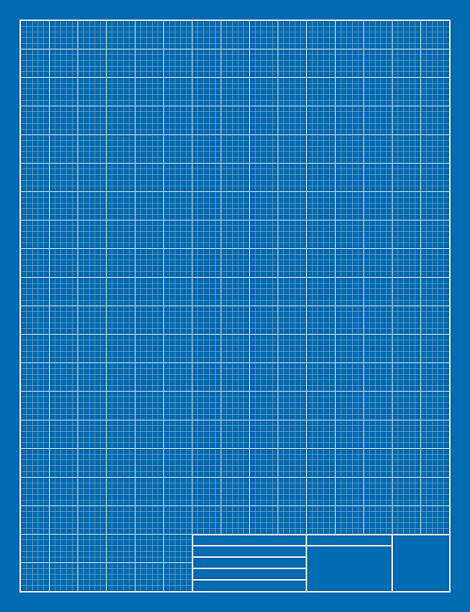 Vertical Drafting Blueprint Grid Architecture Stock Illustration - Download  Image Now - Blueprint, Grid Pattern, Backgrounds - iStock