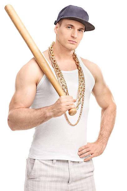 istock Gangster holding a baseball bat 474720048